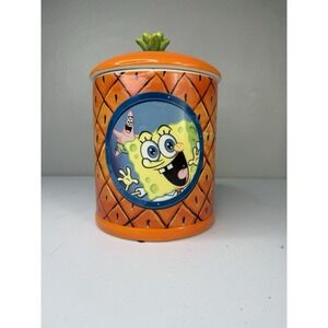 2019 Nickelodeon Spongebob Square Pants Pineapple Orange Creamic Cookie Jar